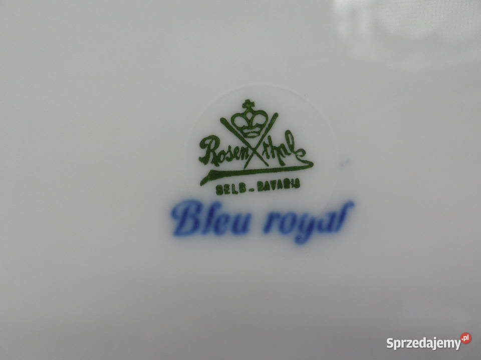 Talerzyk deserowy ROSENTHAL EMPIRE BLEU ROYAL Raszków sprzedam