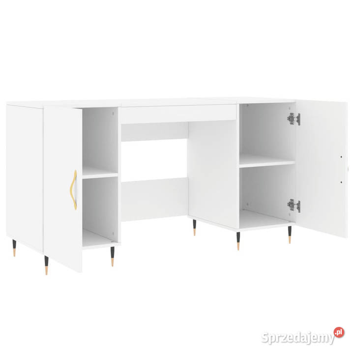 Biurko białe 140x50x75 materiał drewnopochodny Pozostałe Warszawa
