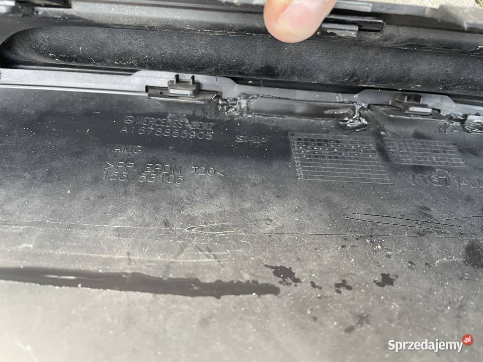 Nakładka osłona zderzaka przednia Mercedes Benz Krzyżanowice