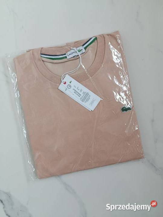 Bluza męska bawełniana Lacoste kolor beżowy Białystok