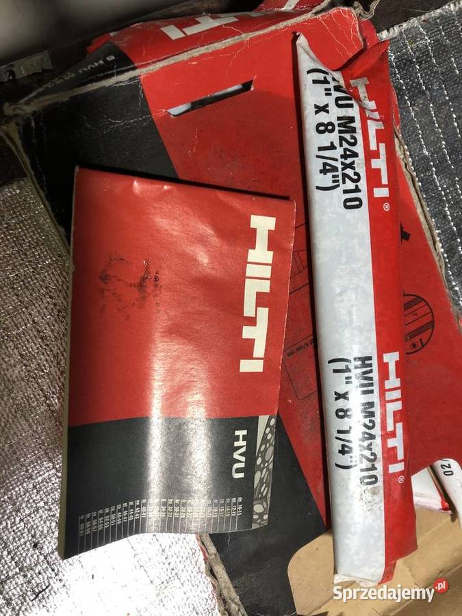 Kleje patrony hilti do kotwienia