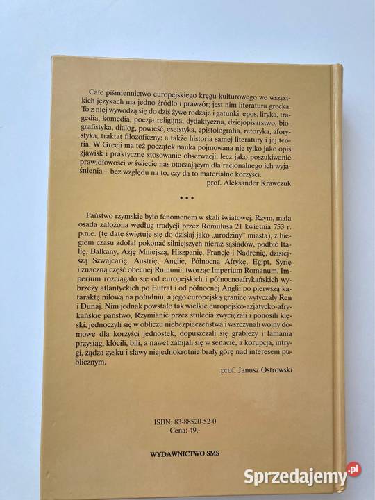 Starożytność historia kultura literatura sztuka, kultura i etnologia Pruszków