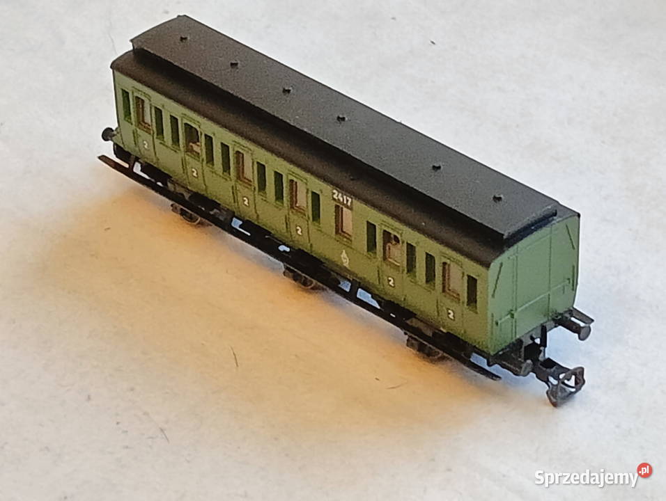 Wagon z przedziałami 2 klasy Pruski 3osiowy TT 7 Antyki, Sztuka, Kolekcje Kraków