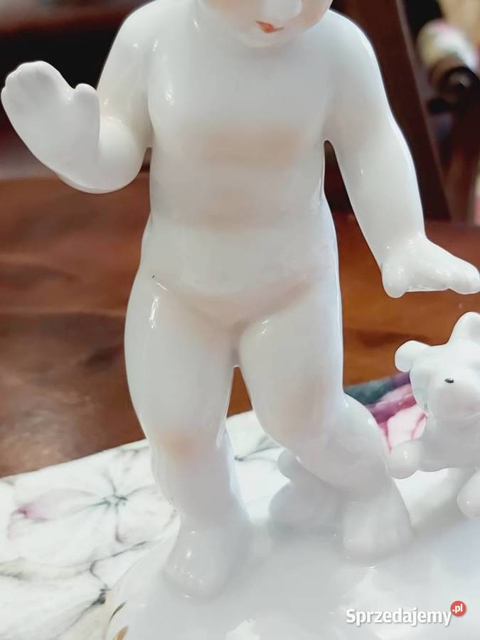 Figurka puto porcelanowa Neundorf Braniewo