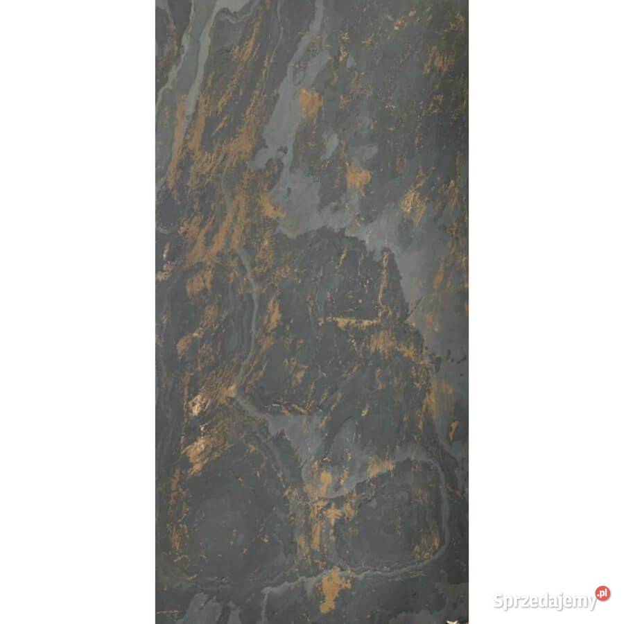Fornir Kamienny Łupek Black Gold tapeta 2MM Gdynia