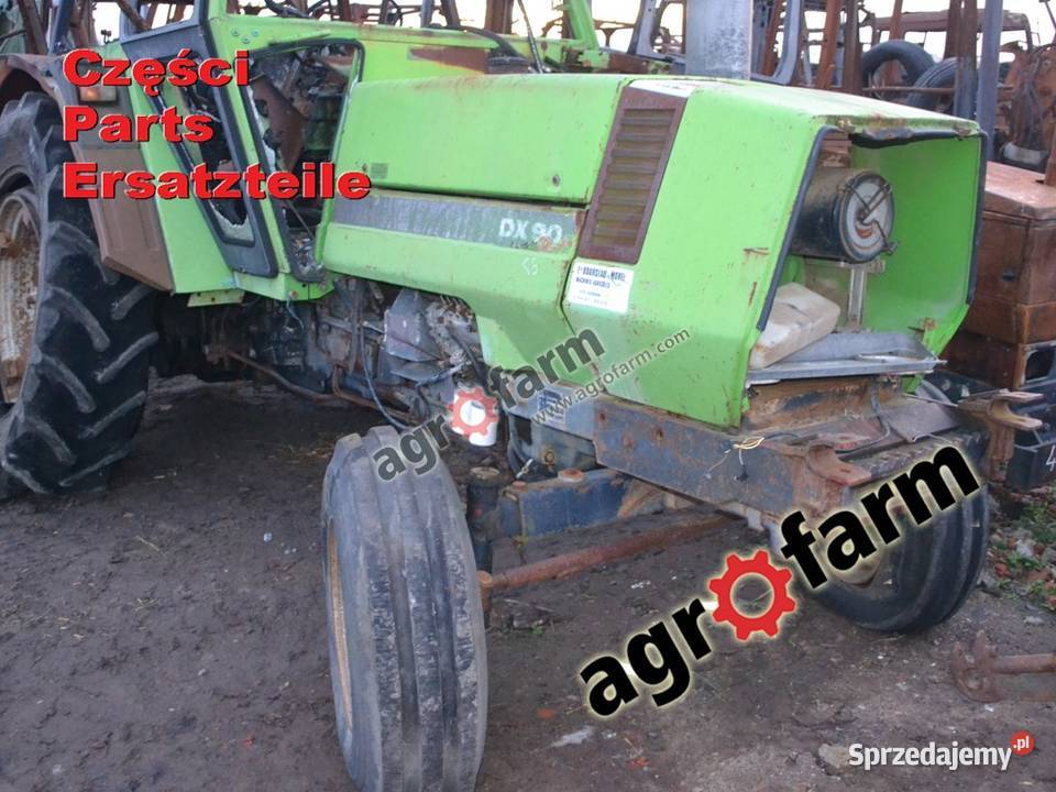 Deutz DX 90 części skrzynia biegów silnik oś Pozostałe