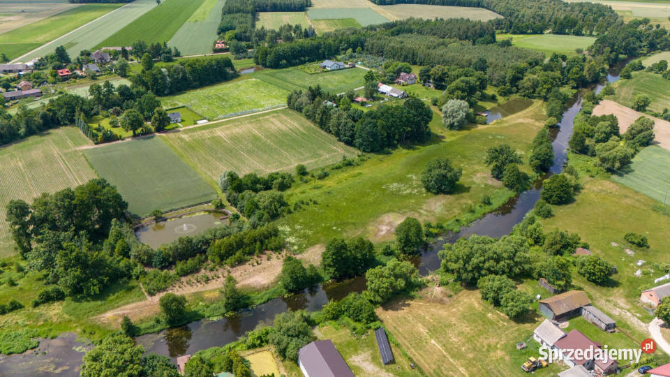 Wyjątkowa działka rzeką Wkrą 168 ha 200 m linii rolna Sprzedaż Unierzyż sprzedam