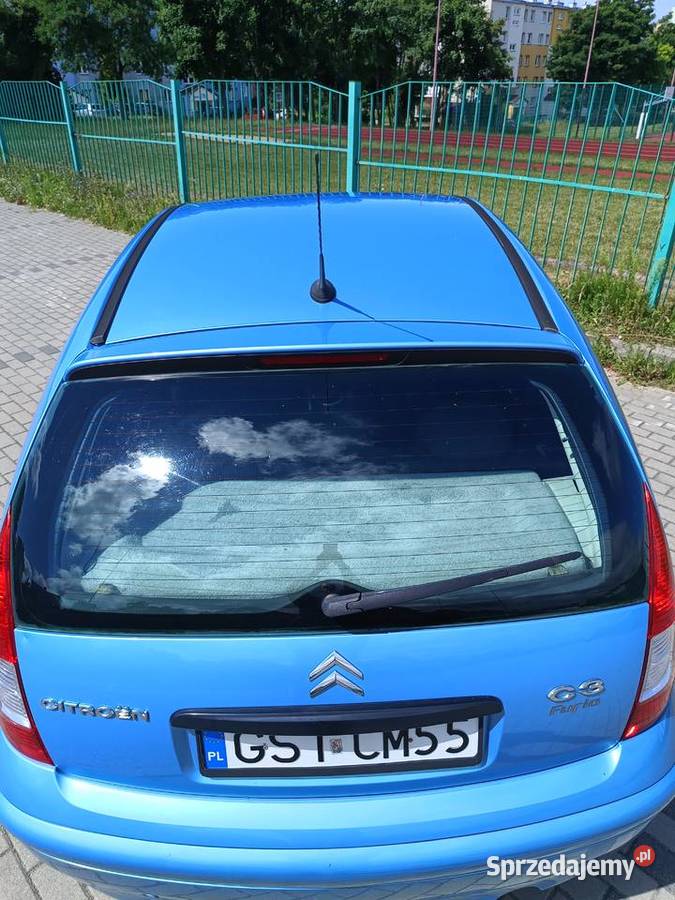 Citroen C3 benzyna sprawna klimatyzacja niebieski Tczew sprzedam