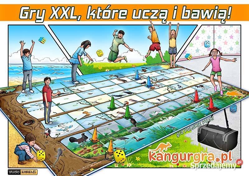 gra XXL POLSKIE PTAKI DZIECI do skakania nauki mazowieckie Warszawa