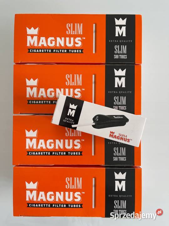 GILZY PAPIEROSOWE MAGNUS SLIM 500 x4 nabijarka Radom sprzedam