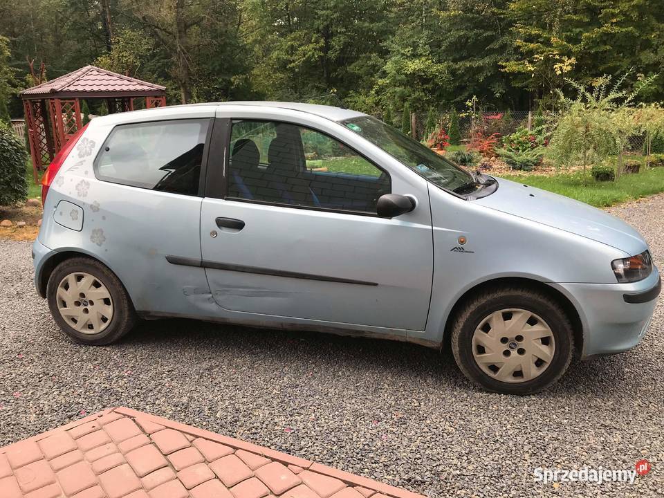 FIAT PUNTO niebieski Opoczka Mała