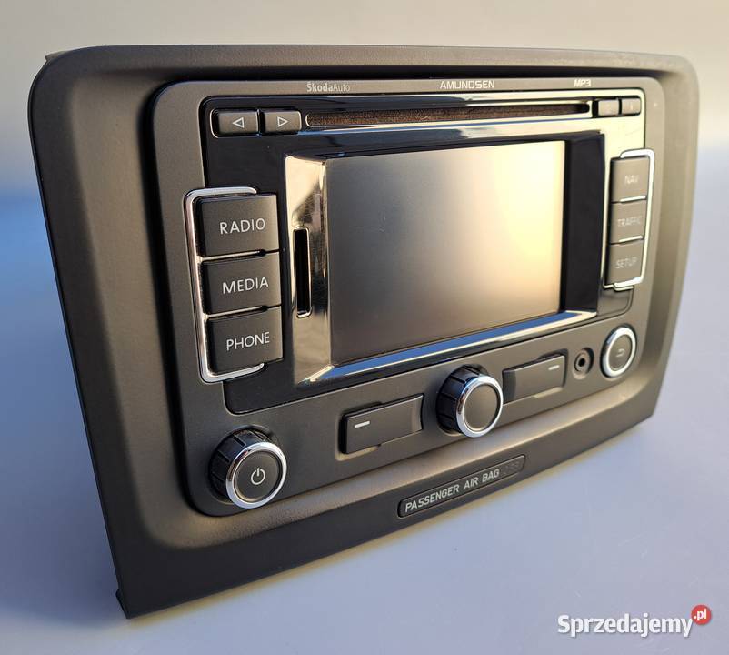 Nawigacja Radio SKODA AMUNDSEN RNS 310 3T0035191 osobowe Motoryzacja Mielęcin