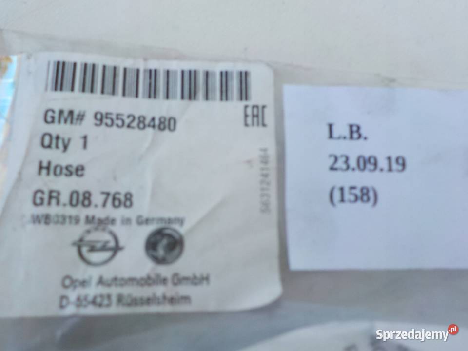 PRZEWÓD WĄŻ RURA OPEL GM Nowy Tomyśl