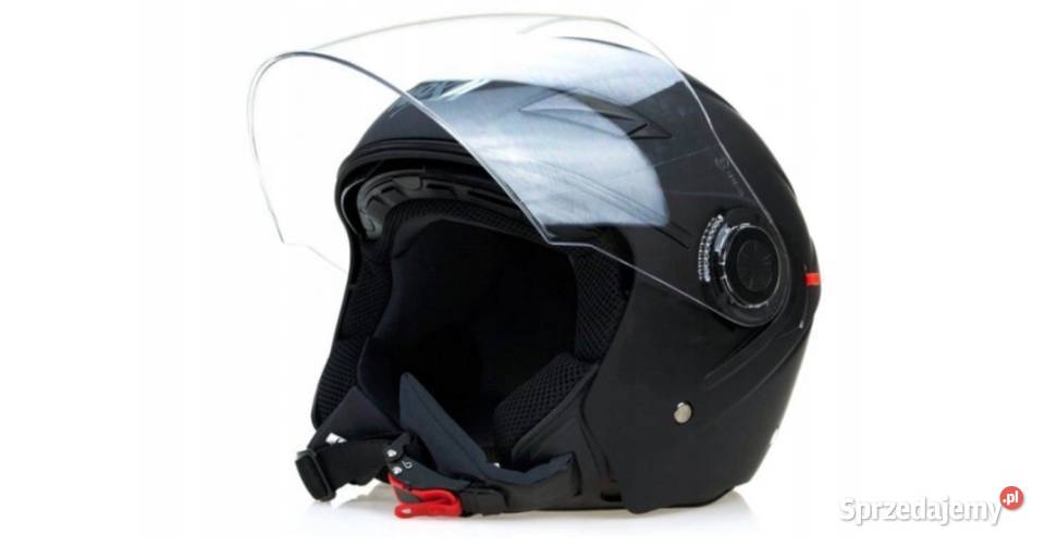 Kask motocyklowy otwarty Naxa S21czarny Mat XL Kaski i odzież Mysłowice sprzedam
