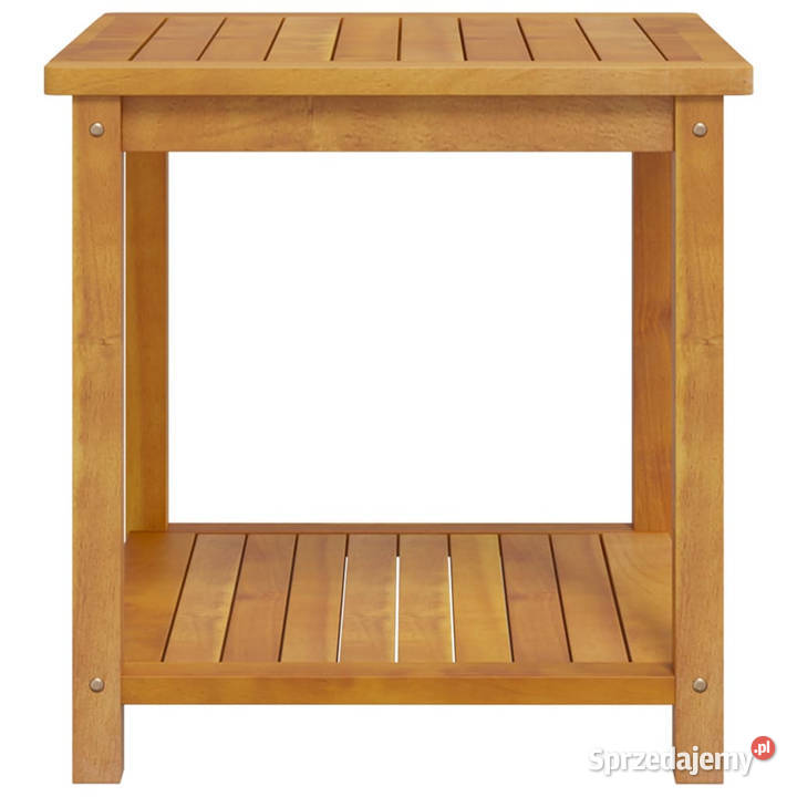 Stolik boczny z litego drewna akacjowego 45 x 45 Warszawa