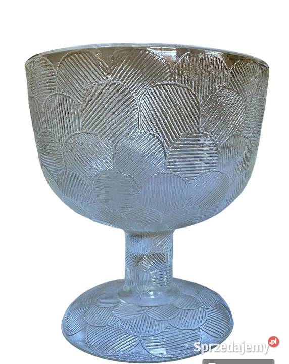 Puchar Miranda szkło vintage Finlandia XX wiek przezroczysty Warszawa