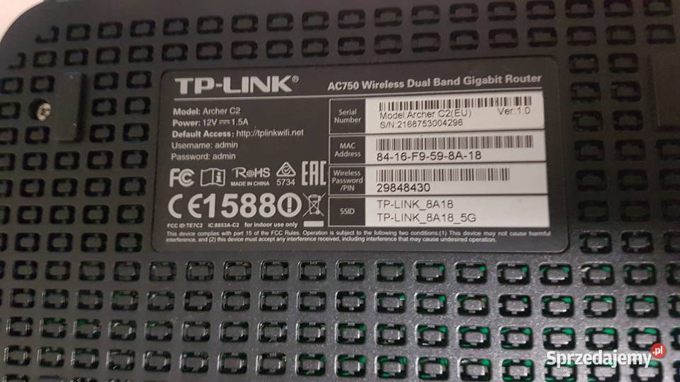 router tplink archer c2 Poznań