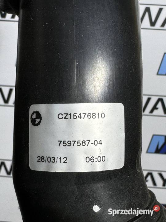 BMW F20 F30 F31 RURA PRZEWÓD INTERCOOLERA N13