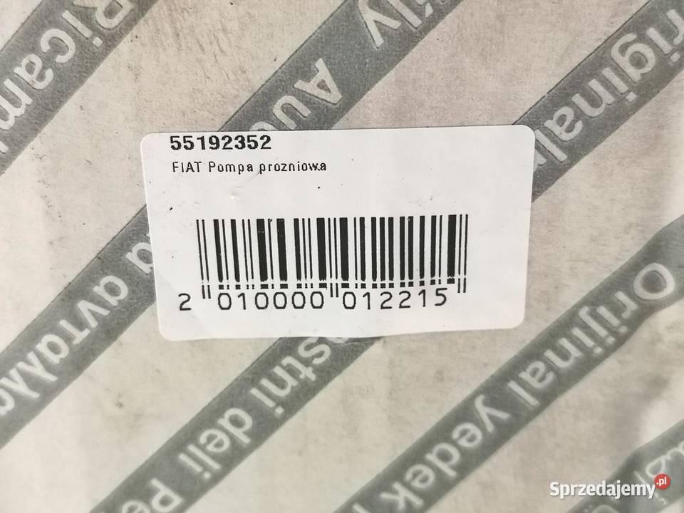 POMPA PODCIŚNIENIOWA FIAT DOBLO 0510 19 JTD