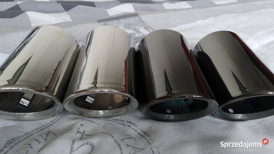 Końcówki nakładki wydechu chrom Audi A1 A3 A4 A5 mazowieckie Warszawa sprzedam