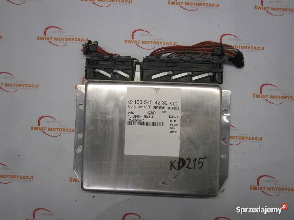 MERCEDES ML 32 B 00r moduł ESP 1635454232 świętokrzyskie sprzedam