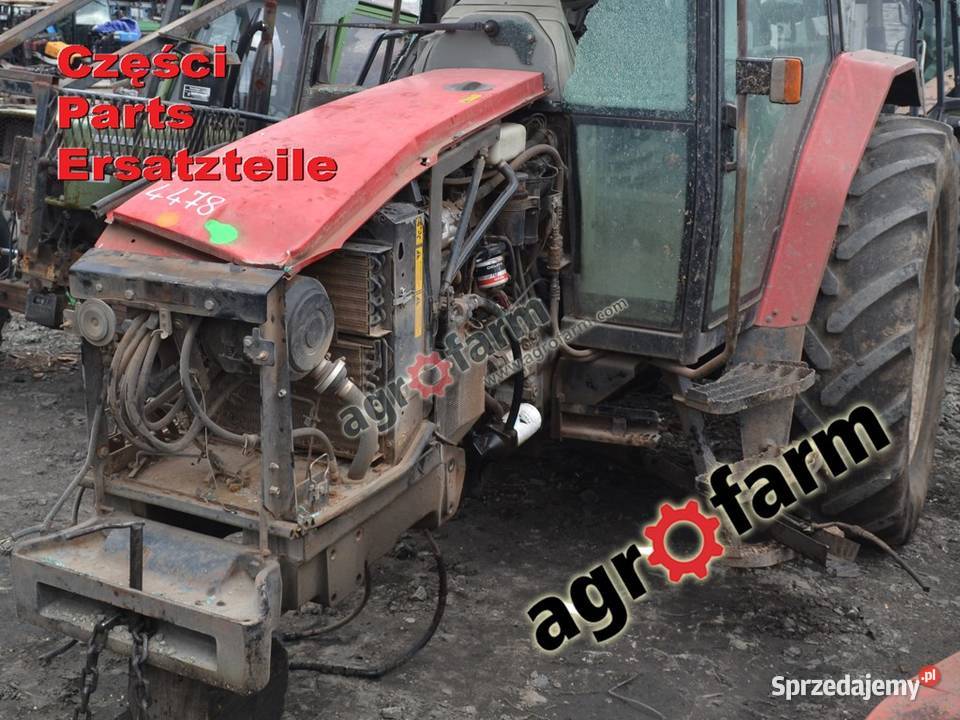 Massey Ferguson 6265 części skrzynia biegów oś Byków