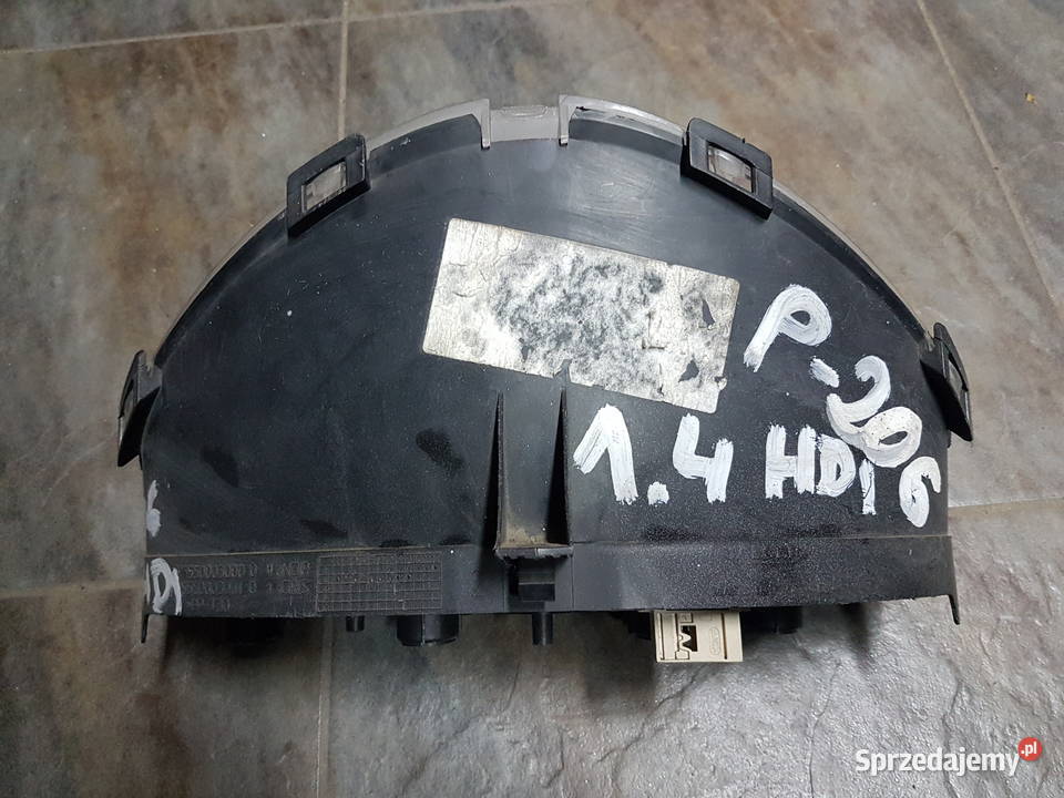 PEUGEOT 206 14 HDI 2002 2003 LICZNIK ZEGAR Wyposażenie wnętrza Turek