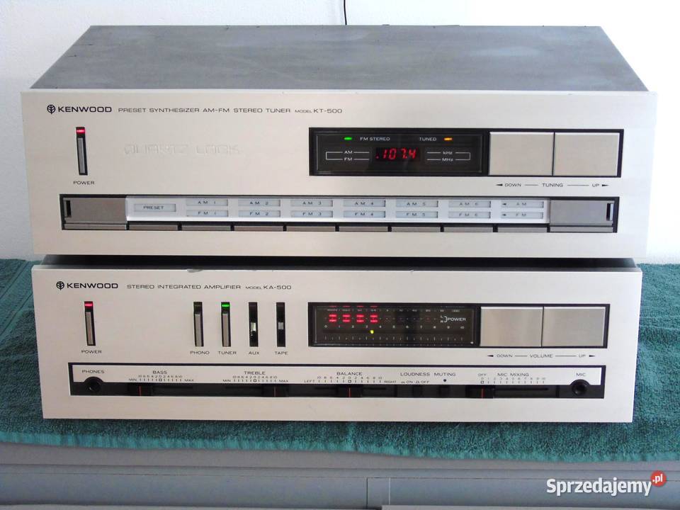 Wzmacniacz i Tuner Kenwood KA500 i KT500 świetne Jasło sprzedam