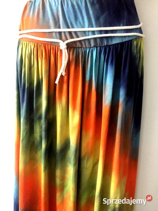 Barwna Spódnica w piękne barwy lata L XL Wrocław