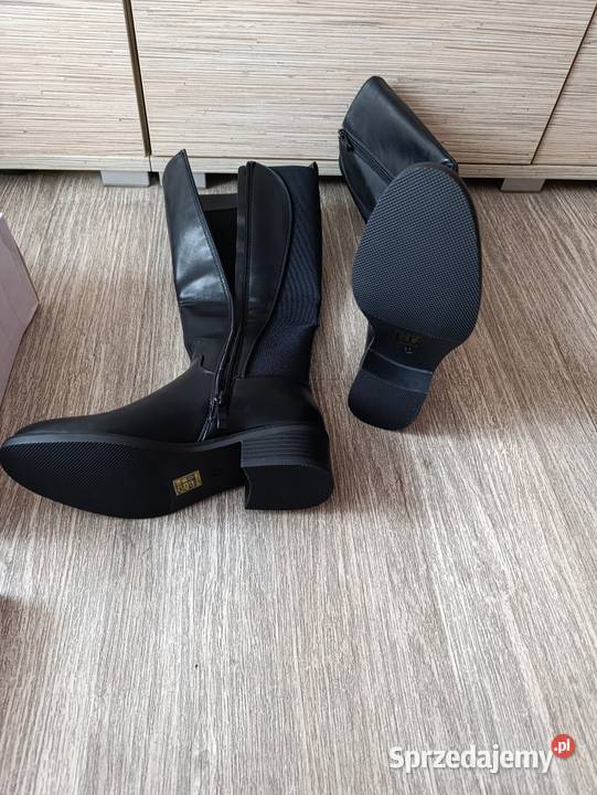 Oficerki damskie rozmiar 36 Kozaki Ruda Śląska