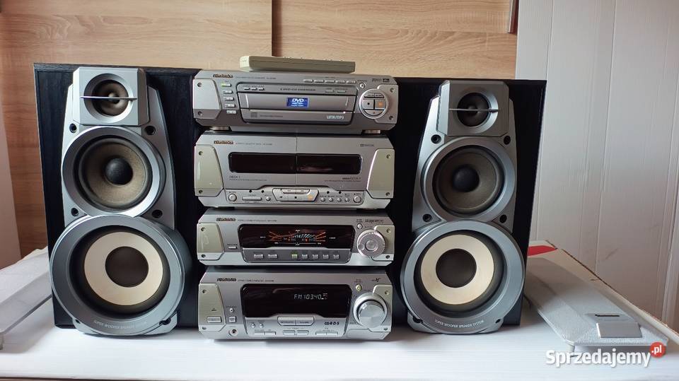 Wieża Technics dv290 z DVD i MP3 Najwyższy model wielkopolskie Mroczeń