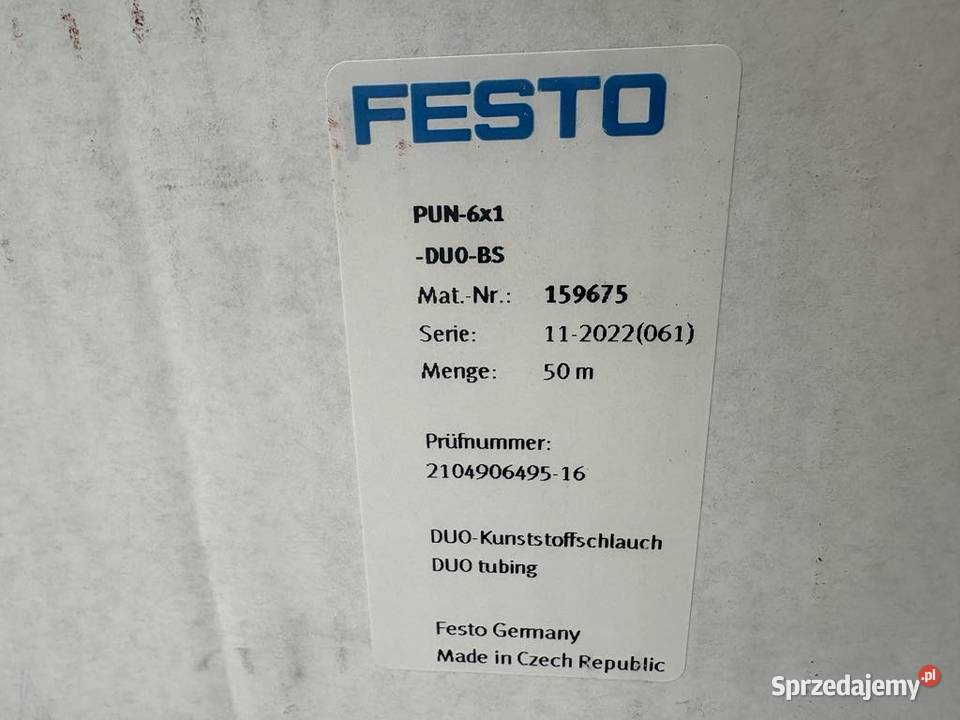 Festo 159675 PUN6X1DUOBS 50m Pozostałe Warszawa