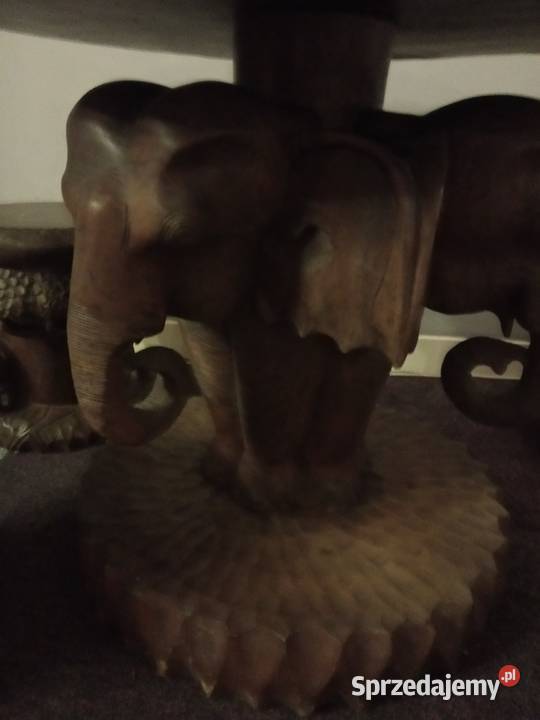 Sprzedam ręcznie rzeżbiony stół i cztery Antyki, Sztuka, Kolekcje Sokołów