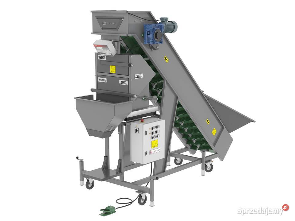 Domasz Wagoworkownica Elektroniczna WE50 PLUS Sortowniki Maszyny rolnicze Rzędziany