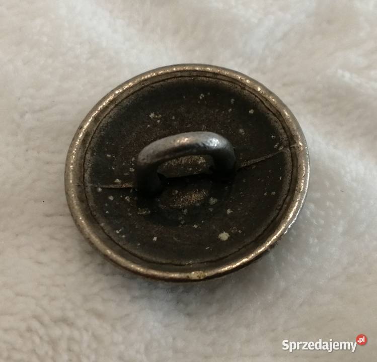 Ozdobny guzik na stopce okrągły Orzeł 22mm 32