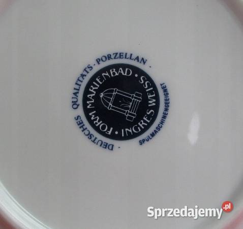 Fikizanka ze spodkiem wzór cebulowy Marienbad Koszalin sprzedam