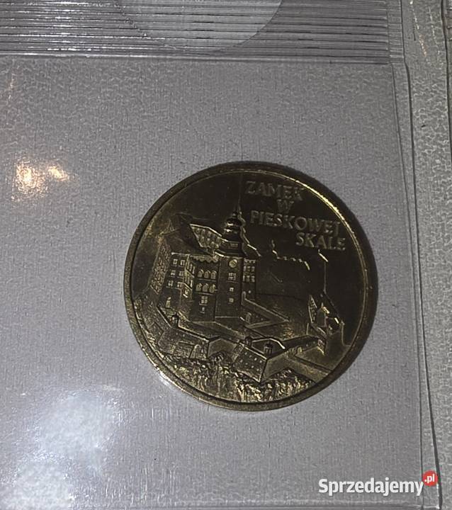Moneta 2 Zamek w Pieskowej Skale 1997 Numizmatyka Sosnowiec