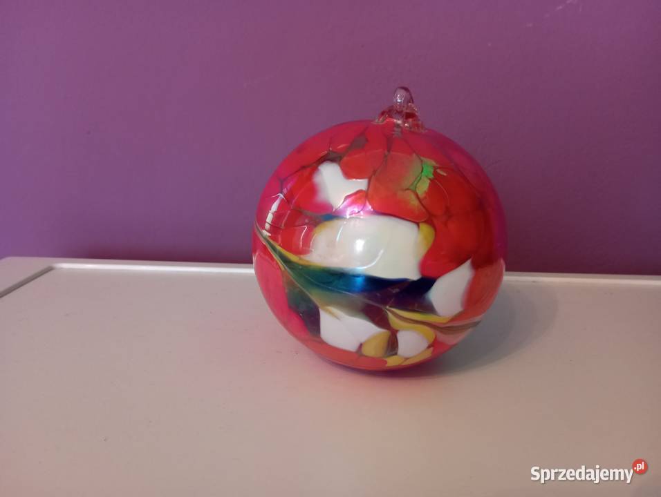 Bombka szklana duża lubelskie Biłgoraj sprzedam