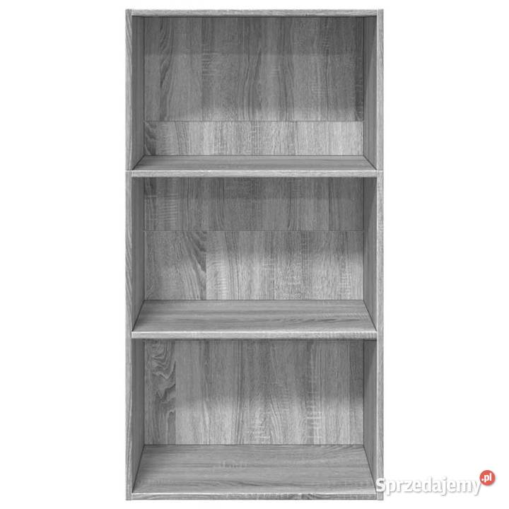 Regał na książki szary dąb sonoma 60x30x114 Warszawa