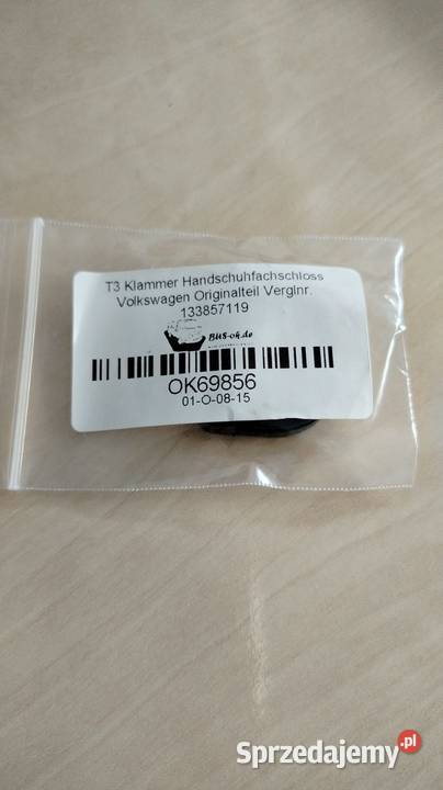 Klips blokady schowka T3 oryginalna część