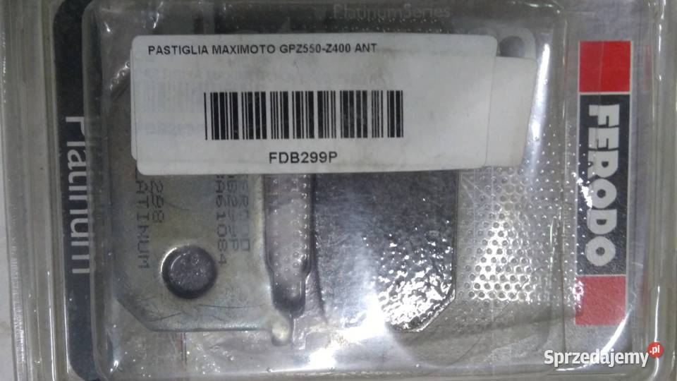 Klocki hamulcowe Ferodo FRP408P KAWASAKI GPZ 550 Bielsk Podlaski sprzedam
