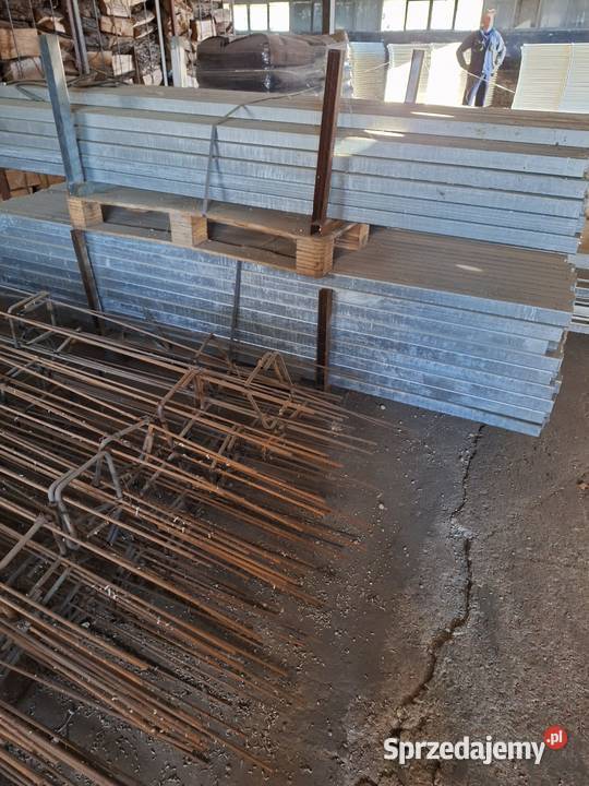 Ogrodzenie ocynk przęsła słupki zbrojenie ocynk dolnośląskie Osiek Łużycki