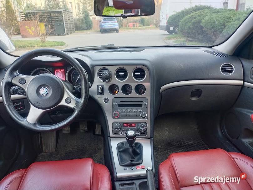 Alfa Romeo 159 Sportwagon 19JTD Czerwona Skóra dolnośląskie Wrocław