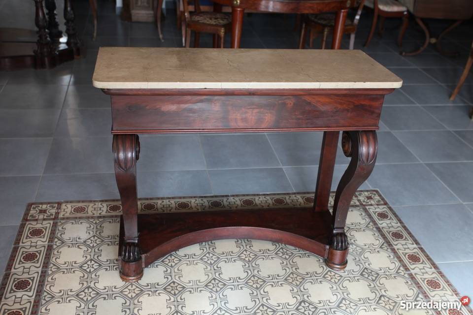 Konsola biedermeier Antyk 0284 Nieżywięć