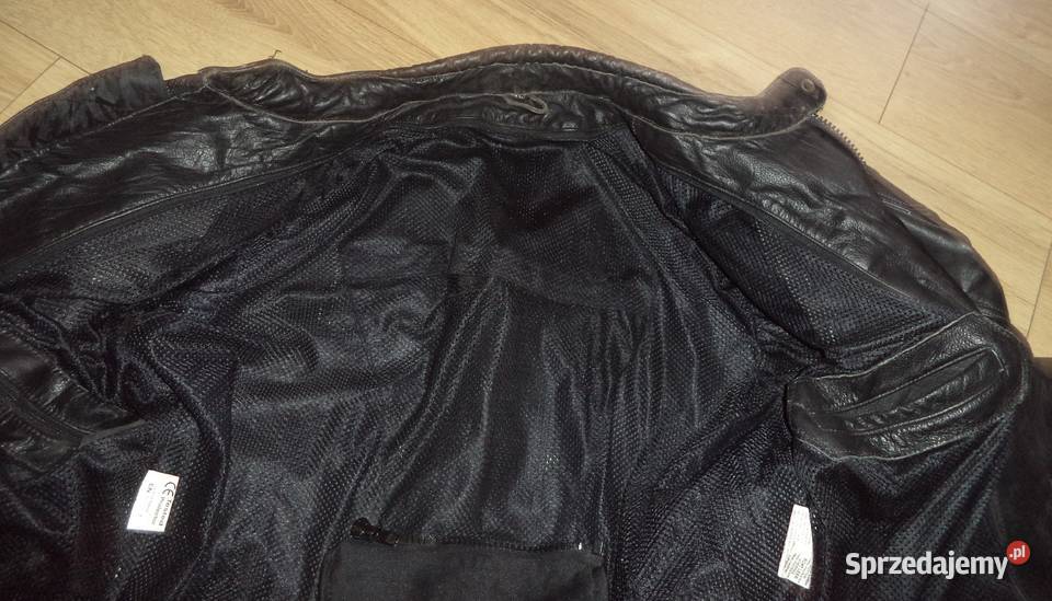 Kevlar Używana męska kurtka skórzana ramoneska Piekary Śląskie