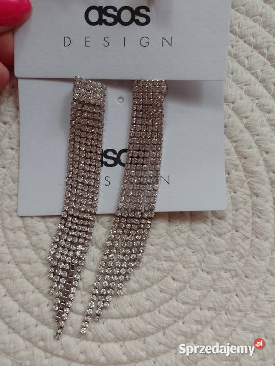 ASOS Długie Bogato zdobione kolczyki ślubne z małopolskie Kraków