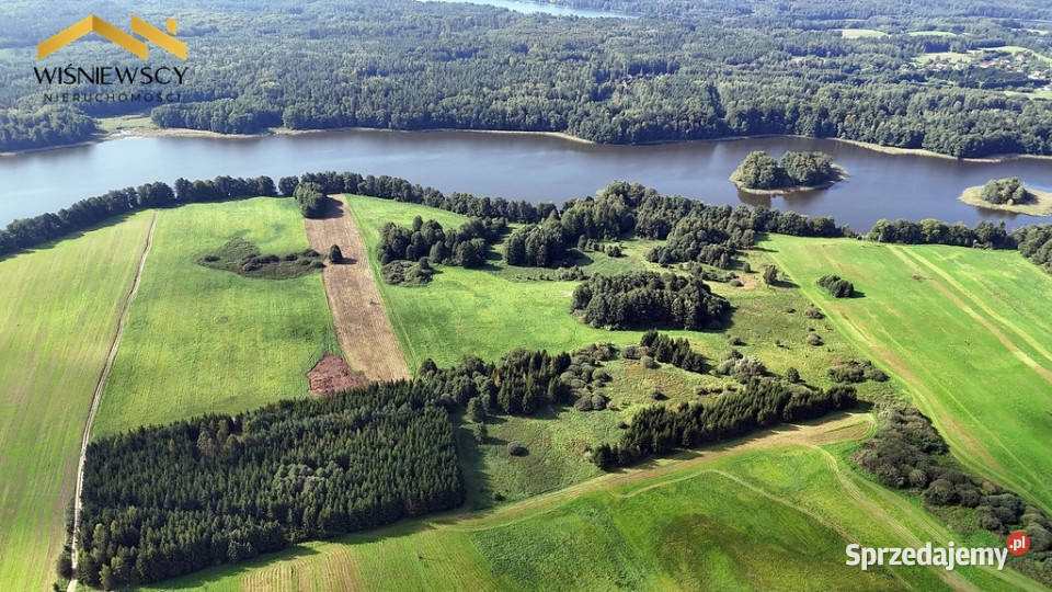Działki jeziorem Bartężek gmina Morąg sprzedam