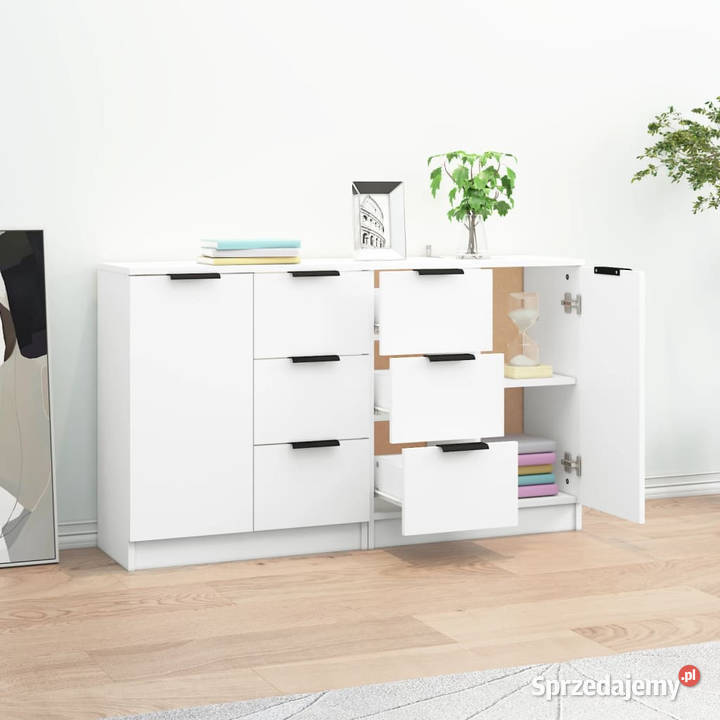 Komody 2 białe 60x30x70 materiał drewnopochodny Warszawa
