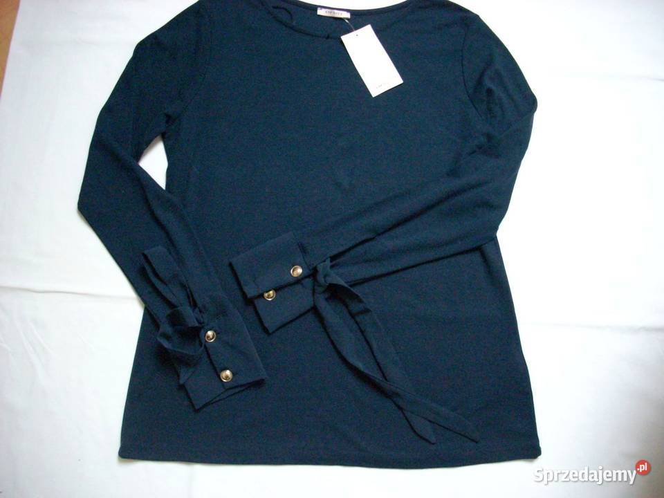 Nowa Bluzka Granatowa Orsay 40 42 Rozmiar 40(L) Nowy Sącz