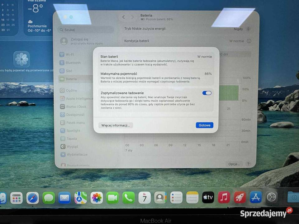 Laptop Apple MacBook Air M1 13 Elbląg